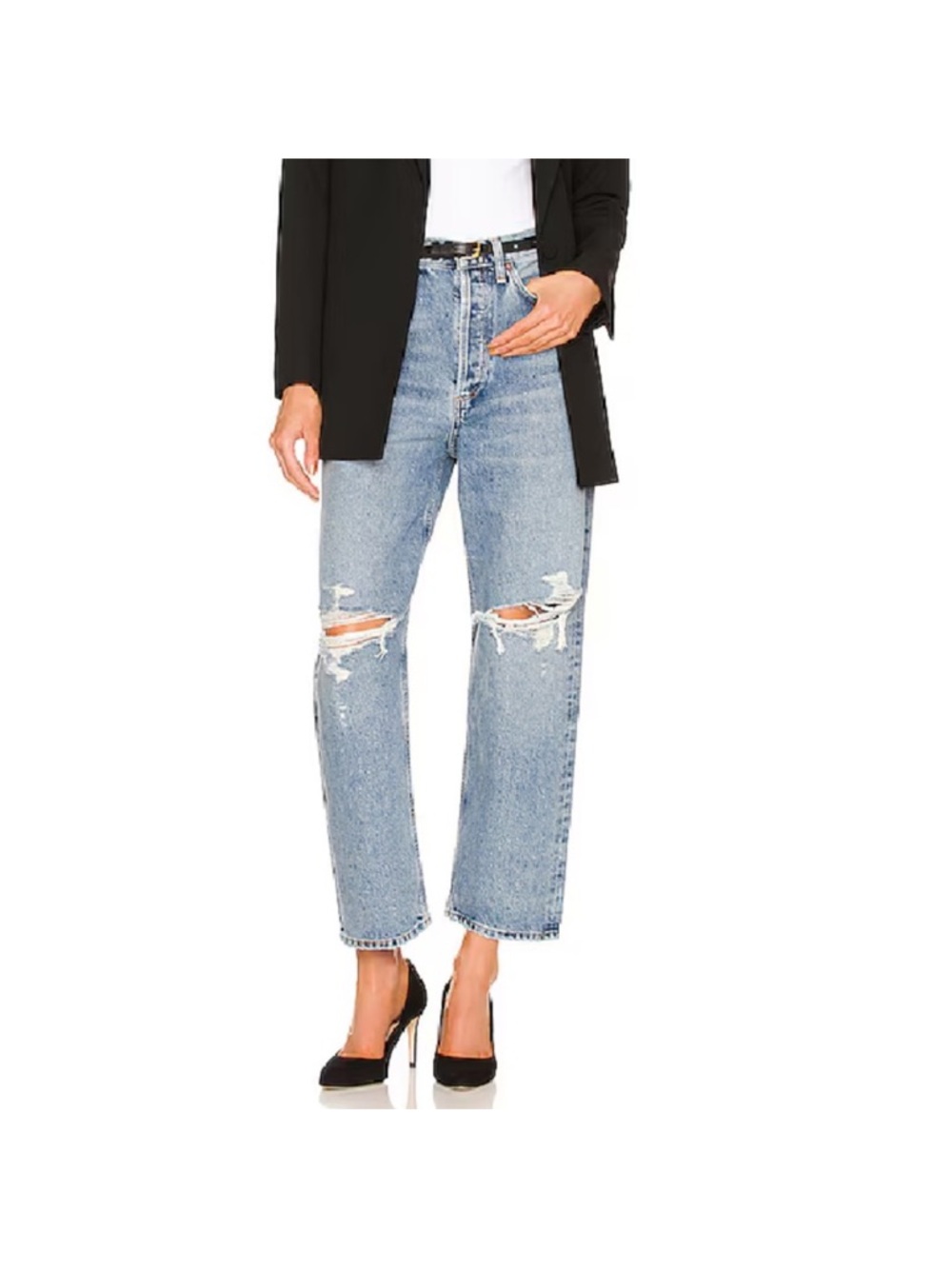 AGOLDE 90’s style Distressed Jean Size 33